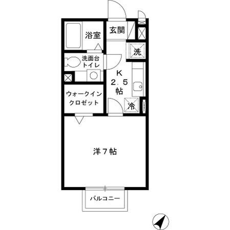 オランジュの物件間取画像